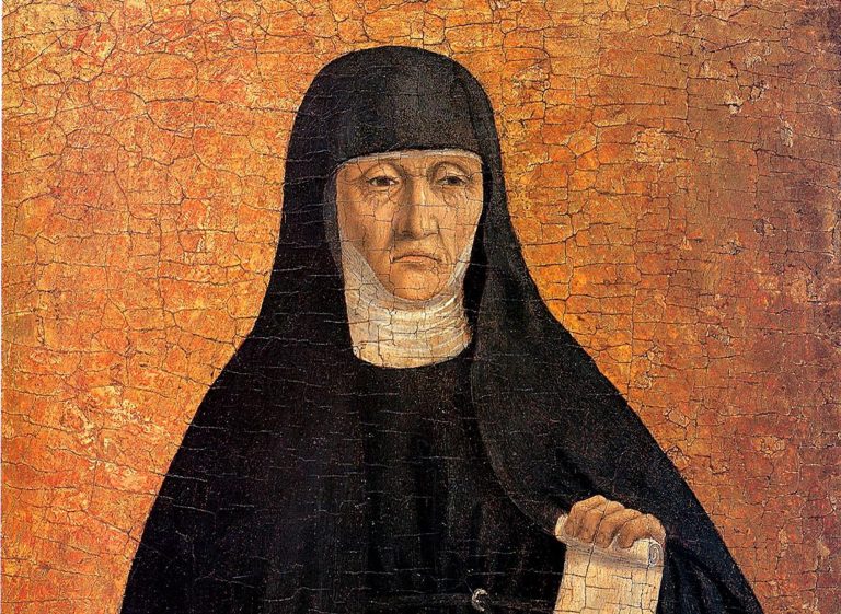 Portrait of Margaret Gartlguber, Catholic nun and mystic.